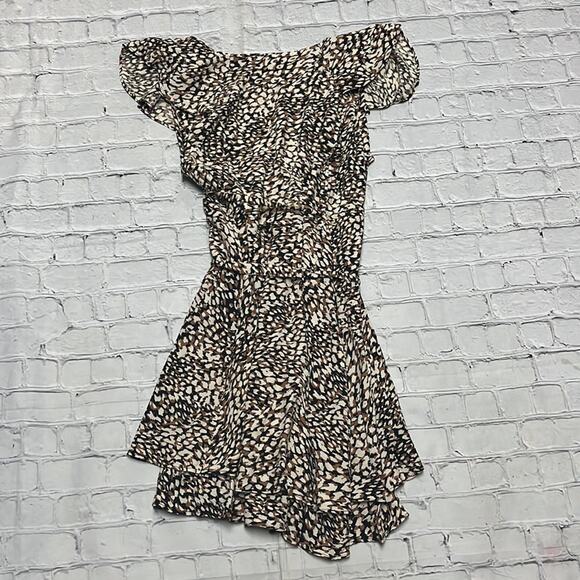 Free People French Quarter Wrap Dress Ruffles S - Picture 4 of 4